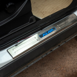 Накладки на пороги Libao LED (4 шт, нерж.) для Ford Kuga/Escape 2013-2019 рр