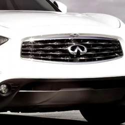 Передня накладка Libao (пластик) для Infiniti QX70 2013-2024 рр