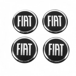 Наклейки на ковпачки 54мм (4шт) для Тюнінг Fiat