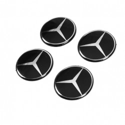 Наклейки на ковпачки 54мм (4шт) для Тюнінг Mercedes
