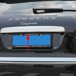 Накладка над номером Libao (нерж) для Porsche Cayenne 2010-2017 рр