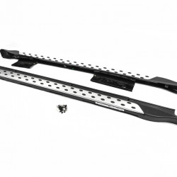 Бокові пороги OEM V2 (2 шт, алюм) для Subaru Outback 2009-2014 рр