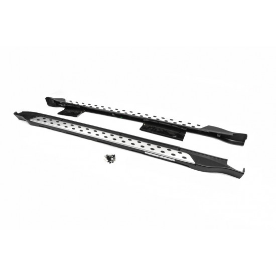 Бокові пороги OEM V2 (2 шт, алюм) для Subaru Outback 2009-2014 рр Бокові пороги OEM V2 (2 шт, алюм) для Subaru Outback 2009-2014 рр