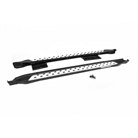 Бокові пороги OEM V2 (2 шт, алюм) для Subaru Outback 2009-2014 рр Бокові пороги OEM V2 (2 шт, алюм) для Subaru Outback 2009-2014 рр