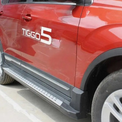 Бокові пороги OEM (2 шт., алюміній) для Chery Tiggo 5