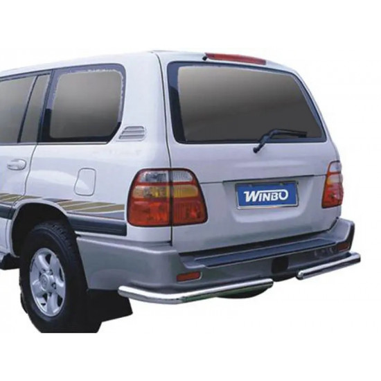 Задні куточки Winbo (2 шт, нерж) для Toyota Land Cruiser 100