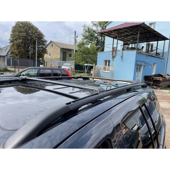 Перемички на звичайні рейлінги WingBar V1 (2 шт) Чорні для Jeep Grand Cherokee WJ 1999-2004рр Перемички на звичайні рейлінги WingBar V1 (2 шт) Чорні для Jeep Grand Cherokee WJ 1999-2004рр
