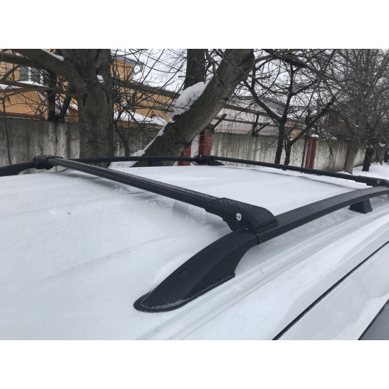Перемички на звичайні рейлінги WingBar V1 (2 шт) Чорні для Jeep Grand Cherokee WJ 1999-2004рр Перемички на звичайні рейлінги WingBar V1 (2 шт) Чорні для Jeep Grand Cherokee WJ 1999-2004рр