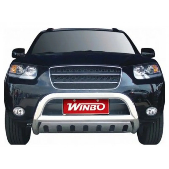 Кенгурятник Winbo (нерж.) для Hyundai Santa Fe 2 2006-2012рр