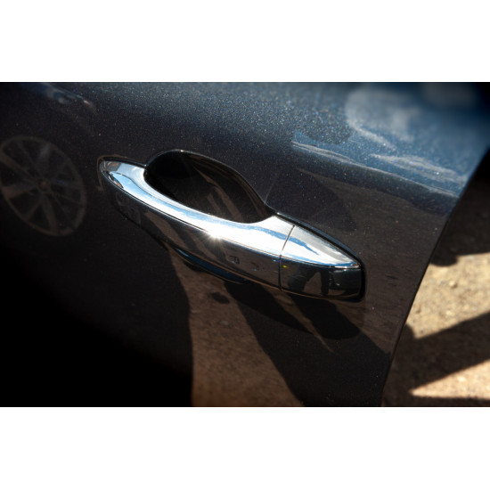 Накладки на ручки Carmos (4 шт, нерж) для Renault Megane IV 2016-2022 рр