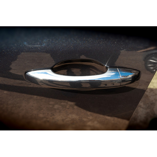 Накладки на ручки Carmos (4 шт, нерж) для Renault Megane IV 2016-2022 рр
