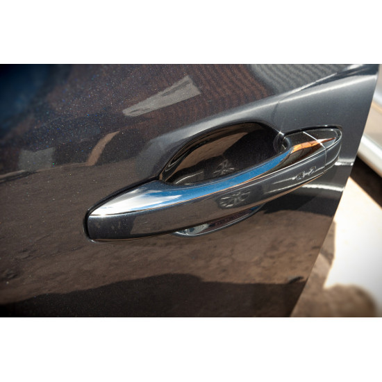 Накладки на ручки Carmos (4 шт, нерж) для Renault Megane IV 2016-2022 рр