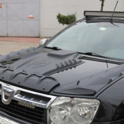 Комплект накладок на капот DRAGON (3 шт) для Renault Duster 2008-2017 рр