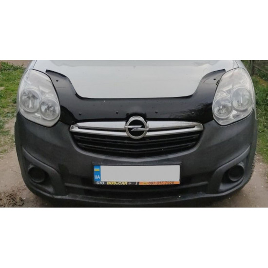 Дефлектор капота (EuroCap) для Opel Combo 2012-2018 рр