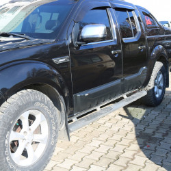 Молдинг на двері (4 шт, ABS) для Nissan Navara 2006-2015 рр