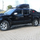 Молдинг на двері (4 шт, ABS) для Nissan Navara 2006-2015 рр