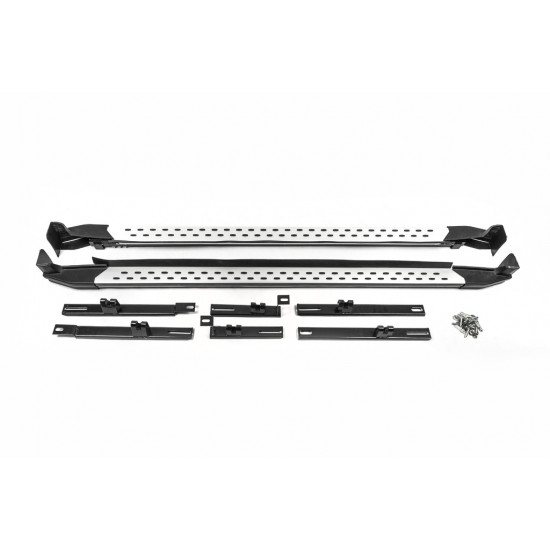 Бокові пороги OEM V2 (2 шт., Алюміній) для Chevrolet Trax 2012-2024 рр Бокові пороги OEM V2 (2 шт., Алюміній) для Chevrolet Trax 2012-2024 рр
