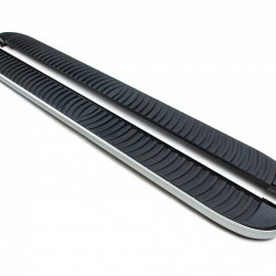 Бокові пороги Tayga Grey (2 шт., Алюміній) для Ford Ranger 2002-2006 рр