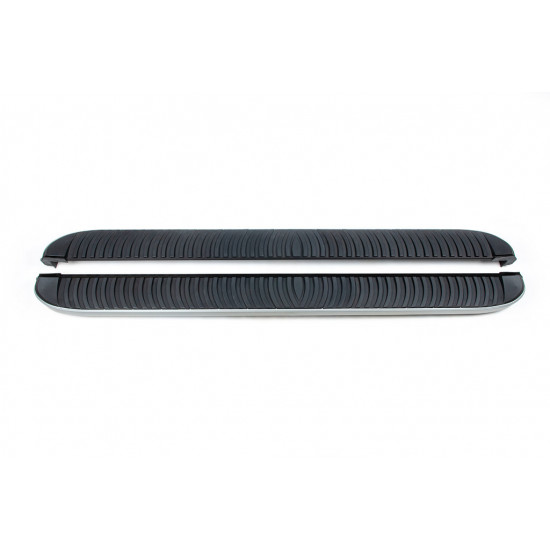 Бокові пороги Tayga Grey (2 шт., Алюміній) для Ford Ranger 2002-2006 рр Бокові пороги Tayga Grey (2 шт., Алюміній) для Ford Ranger 2002-2006 рр