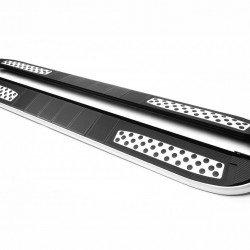 Бокові пороги Tayga V2 (2 шт., Алюміній) для Ford Ranger 2002-2006 рр