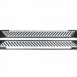 Бокові пороги Line (2 шт., Алюміній) для Ford Ranger 2002-2006 рр