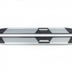 Бокові пороги Mevsim Grey (2 шт., Алюміній) для Ford Ranger 2002-2006 рр