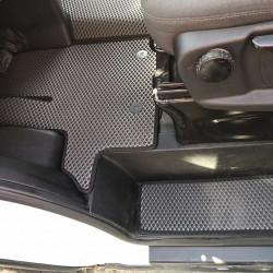 Килимки на пороги (3 шт, EVA, чорні) для Ford Transit 2014-2024 рр