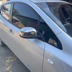 Накладки на дзеркала (2 шт, нерж) Carmos - Турецька сталь для Nissan Leaf 2010-2017 рр