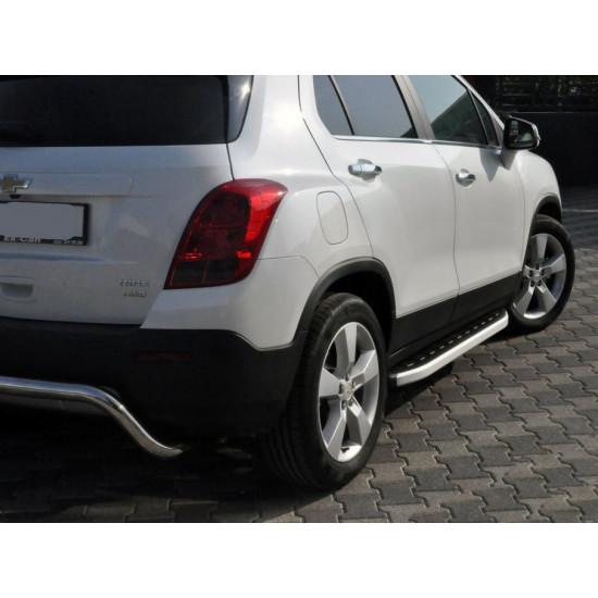 Бокові пороги Fullmond (2 шт., Алюміній) для Chevrolet Trailblazer 2012-2024 рр