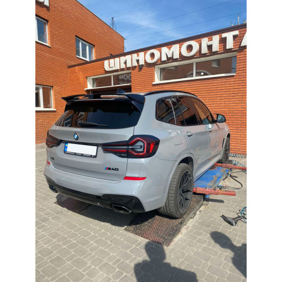 Спойлер (1234 Upgrade, чорний) для BMW X3 G01 2018-2024 рр