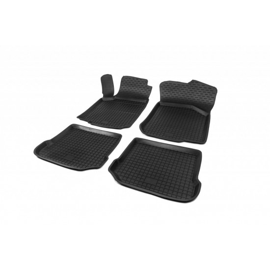 Гумові килимки з бортом (4 шт, Polytep) для Seat Cordoba 2000-2009 рр