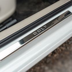 Накладки на пороги OmsaLine V2 (4 шт, нерж) для Volkswagen Golf 7