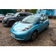 Автобагажник для гладкого даху (хром, пара) для Nissan Leaf 2010-2017 рр