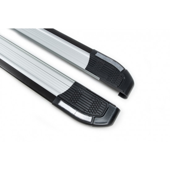 Бокові пороги Rainbow (2 шт., Алюміній) для Fiat Panda 2011-2024 Бокові пороги Rainbow (2 шт., Алюміній) для Fiat Panda 2011-2024