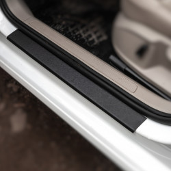 Накладки на пороги ABS DDU (4 шт, пласт.) для Volkswagen Golf 7