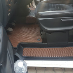 Килимки на пороги (3 шт, EVA, цегляні) для Mercedes Vito / V-class W447 2014-2024 рр