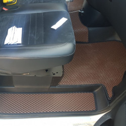 Килимки на пороги (3 шт, EVA, цегляні) для Mercedes Vito / V-class W447 2014-2024 рр