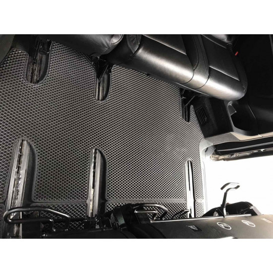 Килимки EVA V-class, ExtraLong 2 бокових (повний салон) чорні для Mercedes Vito / V-class W447 2014-2024 рр Килимки EVA V-class, ExtraLong 2 бокових (повний салон) чорні для Mercedes Vito / V-class W447 2014-2024 рр