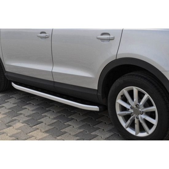 Бокові пороги Fullmond (2 шт., алюміній) Довга база для Citroen Berlingo/Multispace 2019-2024 рр