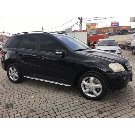 Бокові пороги OEM (2 шт., Алюміній) для Mercedes ML W164