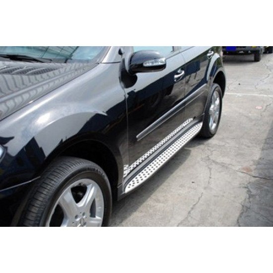 Бокові пороги OEM (2 шт., Алюміній) для Mercedes ML W164