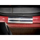 Накладки на пороги (Carmos V2, 4 шт, нерж.) для Nissan Qashqai 2014-2021рр