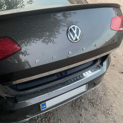 Кромка багажника SD (нерж) Carmos - Турецька сталь для Volkswagen Passat B8 2015-2024 рр