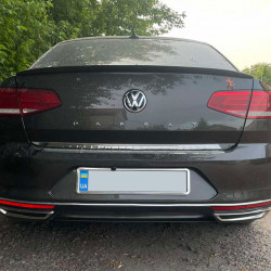 Кромка багажника SD (нерж) Carmos - Турецька сталь для Volkswagen Passat B8 2015-2024 рр