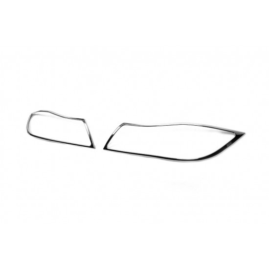 Накладки на фари (2 шт., Пласт) для BMW 3 серія E-90/91/92/93 2005-2011рр Накладки на фари (2 шт., Пласт) для BMW 3 серія E-90/91/92/93 2005-2011рр