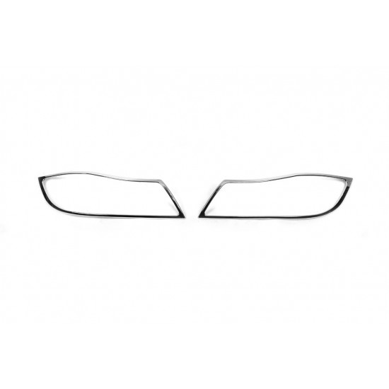 Накладки на фари (2 шт., Пласт) для BMW 3 серія E-90/91/92/93 2005-2011рр Накладки на фари (2 шт., Пласт) для BMW 3 серія E-90/91/92/93 2005-2011рр