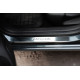 Накладки на пороги Carmos V2 (4 шт, нерж) для Renault Megane IV 2016-2022 рр Накладки на пороги Carmos V2 (4 шт, нерж) для Renault Megane IV 2016-2022 рр