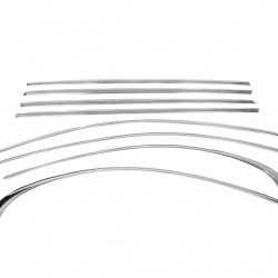 Повна окантовка вікон (нерж) для Mercedes C-class W206 2022-2024 рр