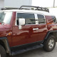 Комплект молдингів на вікна (нержавійка, 16 шт) для Toyota FJ Cruiser