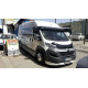 Козирьок на лобове скло (чорний глянець, 5мм) для Fiat Ducato 2006-2024 та рр